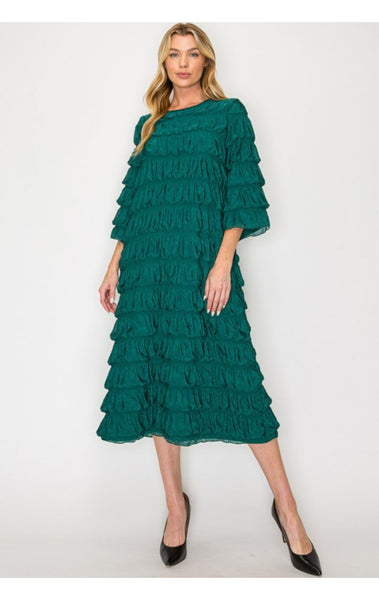 Evelyn Tweed Dress