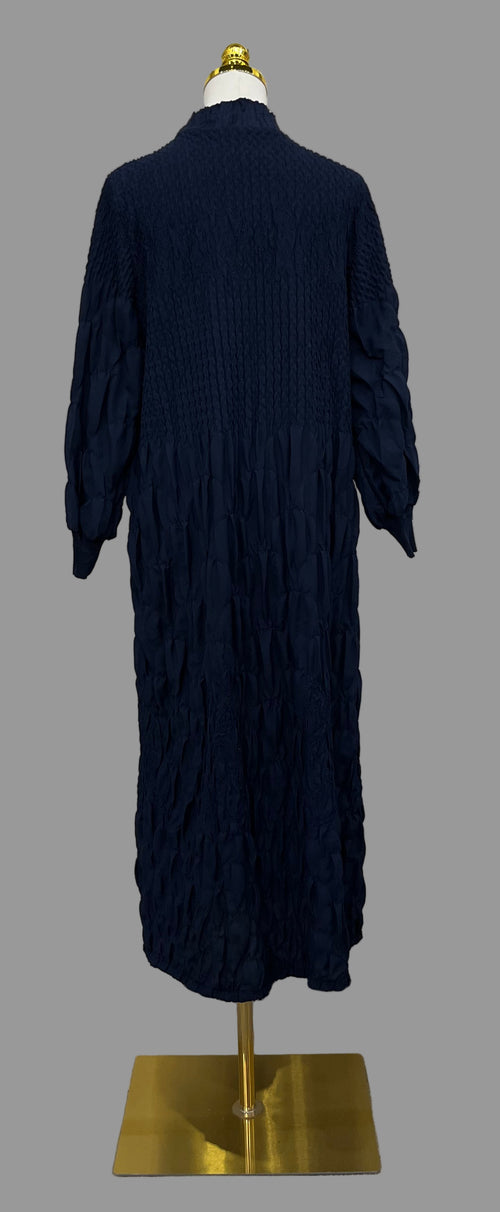 The Noelle Dress-Navy