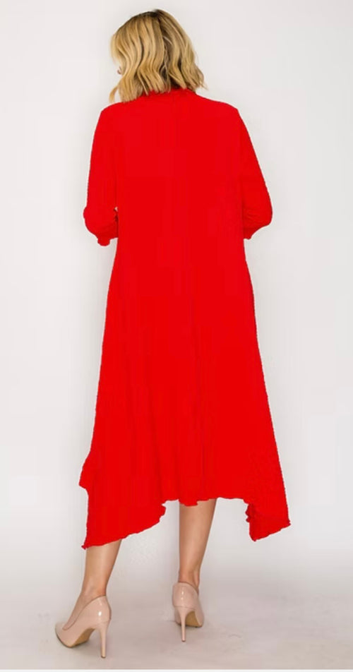 The Joy Dress-Red