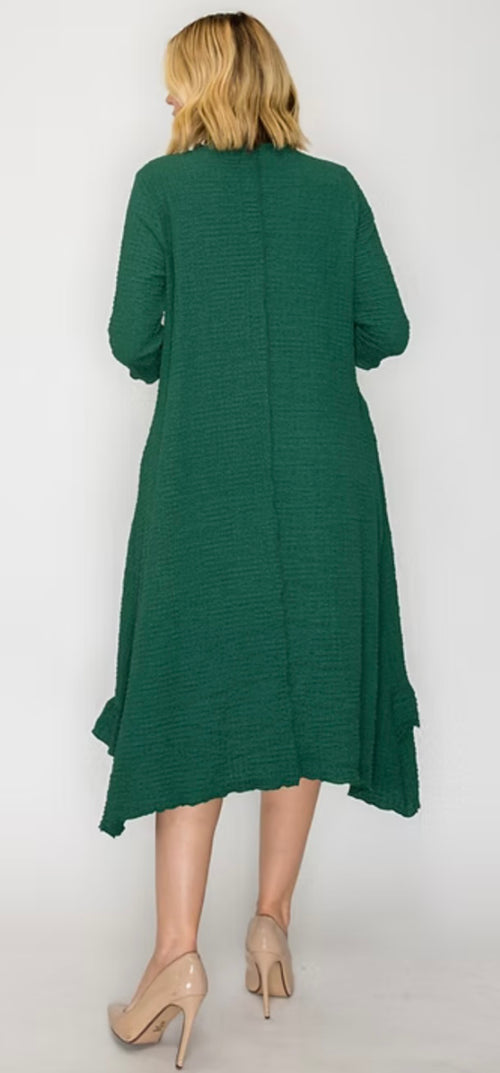 The Joy Dress-Green