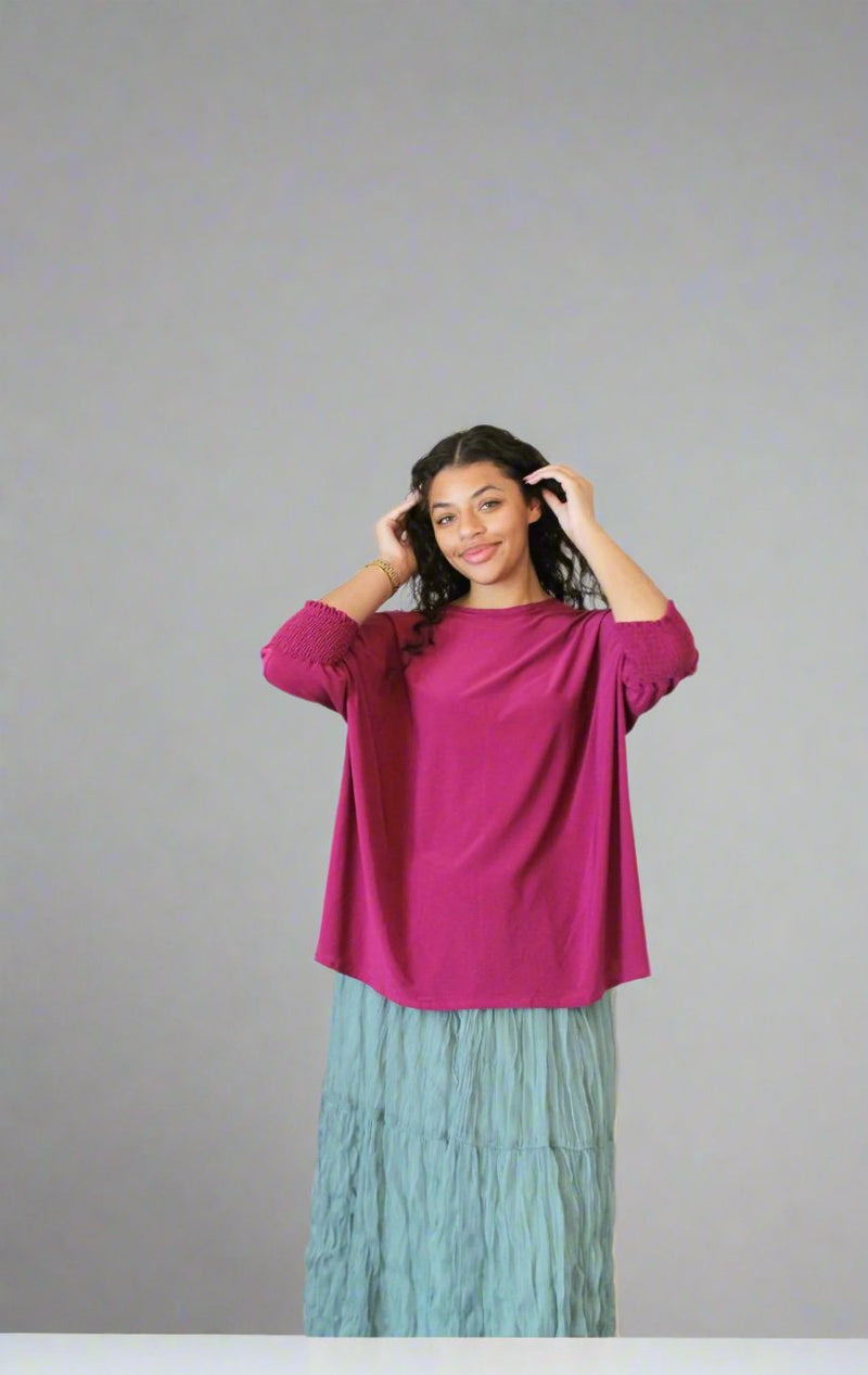 The Megan Top ~ 4 Colors