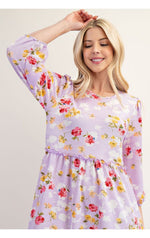 The Ada Dress- Lilac Floral