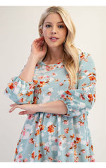 The Ada Dress- Sage Floral