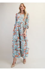 The Ada Dress- Sage Floral