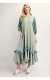 The Ana Dress- Sage