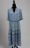 The Anna Dress(Washed Denim)