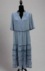 The Anna Dress(Washed Denim)