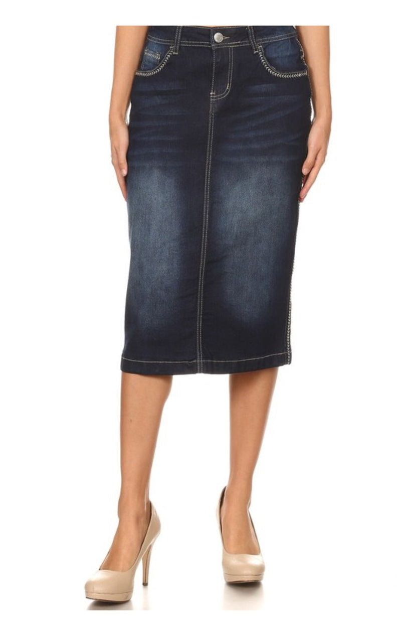 The Audrey Denim Skirt