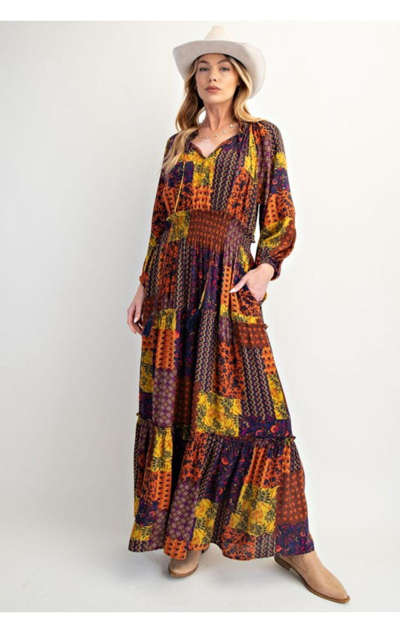 The Blakely Dress(Golden Olive)