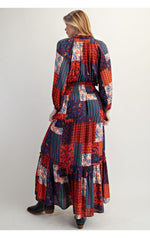The Blakely Dress(Spicy Blueberry)