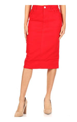 The Claire Twill Skirt