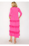 The Emmie Ruffle Dress-Pink