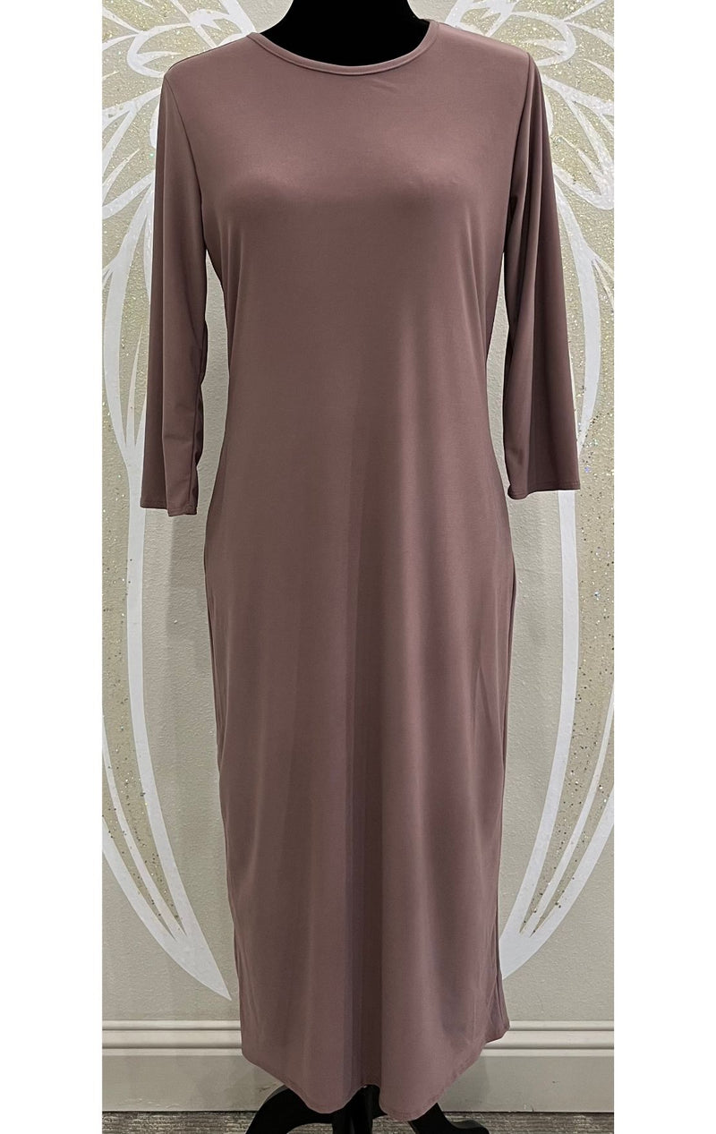 3/4" Sleeve Layering Dress Dress Like An Angel 3/4" Sleeve Layering Dress Dress Like An Angel