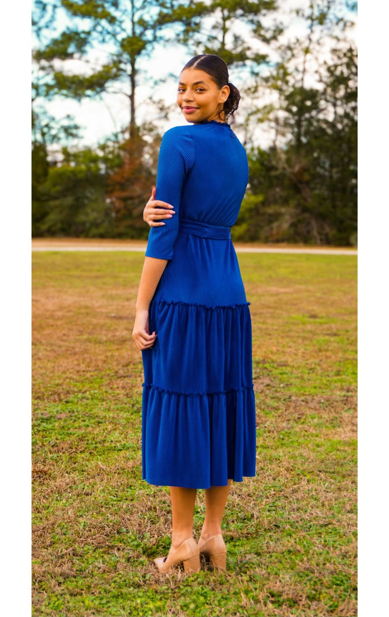 The Pleated Isabel Dress ~ 4 Colors