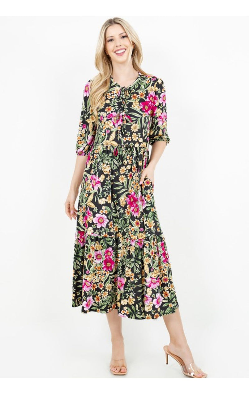 The Isla Dress- Black