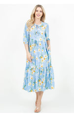 The Isla Dress- Blue