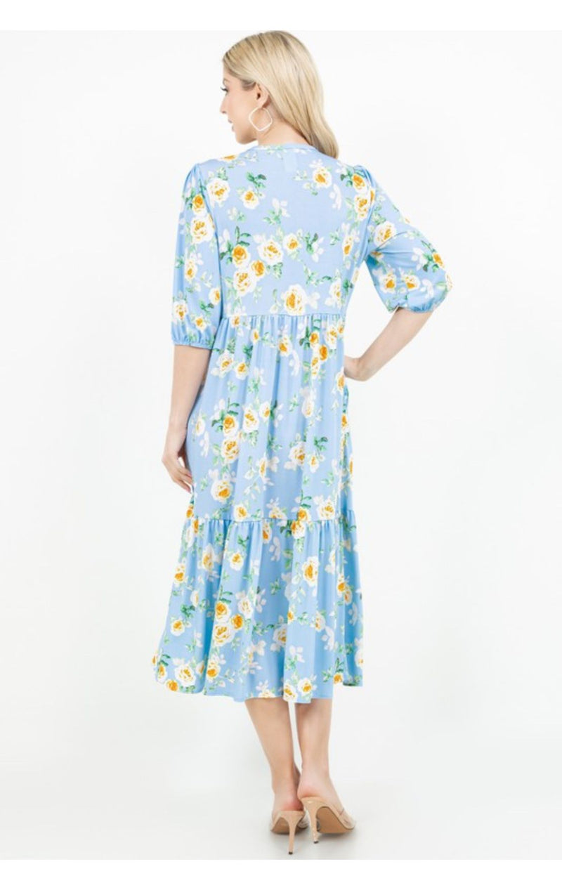 The Isla Dress- Blue