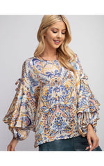 The Jada Top(Faded Blue)