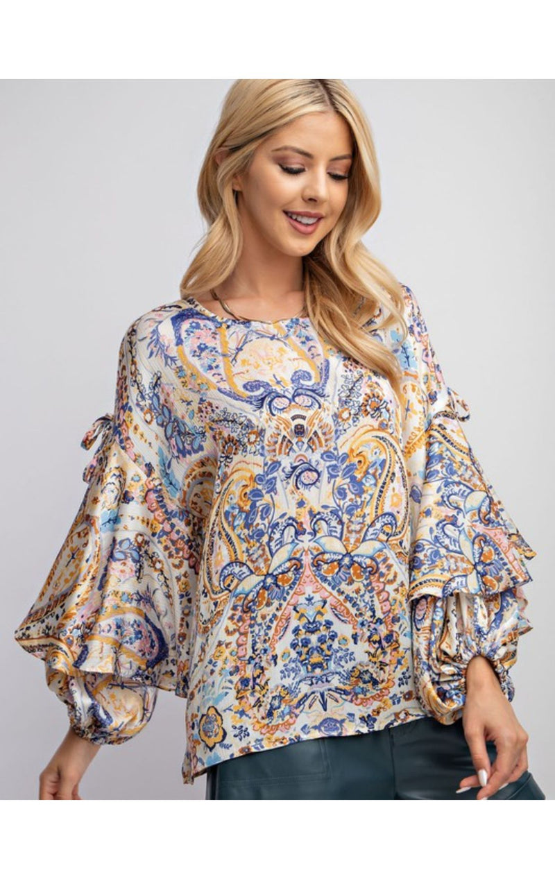 The Jada Top(Faded Blue)
