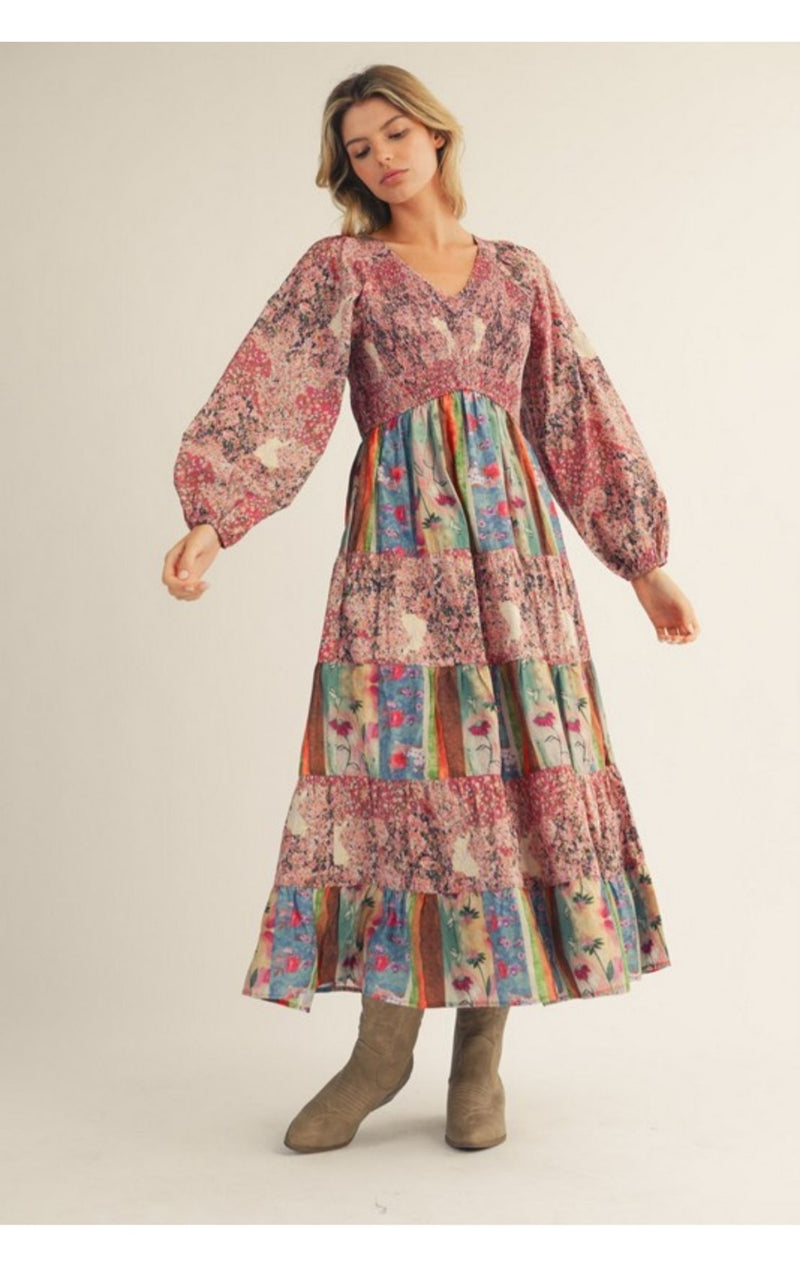 The Kami Dress(Magenta)