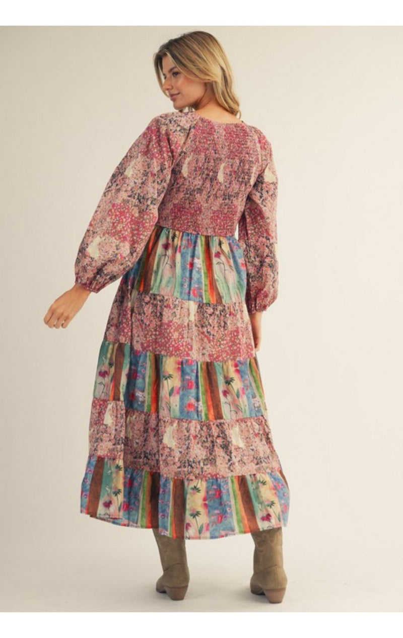 The Kami Dress(Magenta)