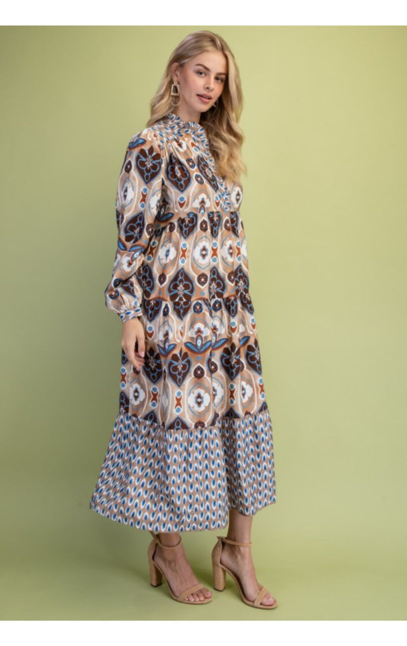 The Landri Dress(Mocha Mix)