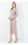 3/4" Sleeve Layering Dress ~ 8 Colors