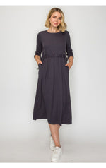 Lounge Dress- Charcoal