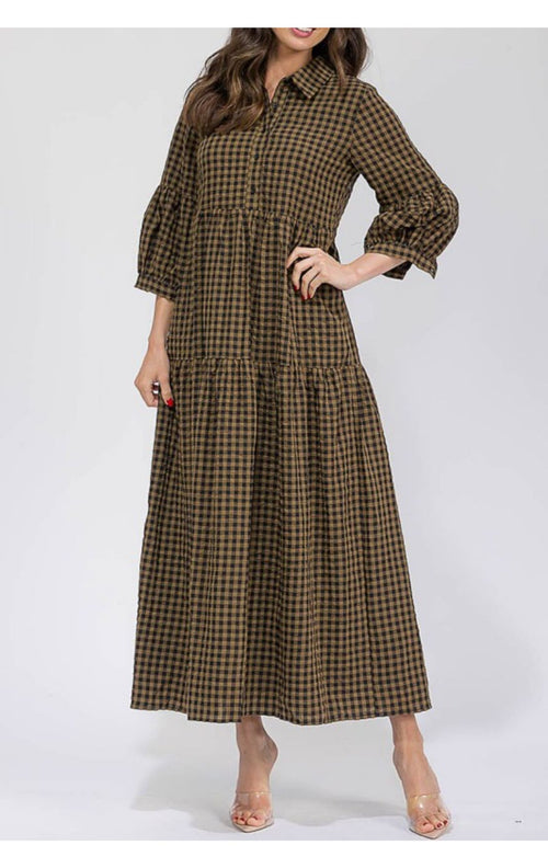 The Lyla Dress(Mocha)