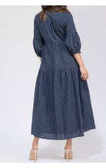 The Lyla Dress(Navy)