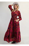 The Millie Dress(Sangria)
