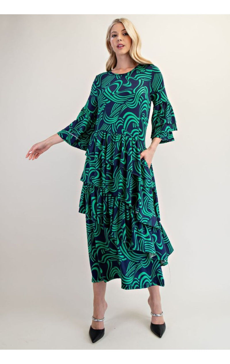 The Moia Dress- Navy