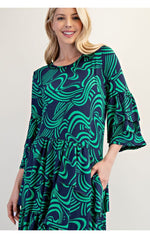 The Moia Dress- Navy