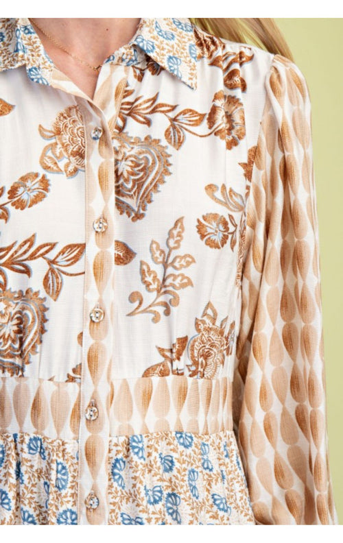 The Oaklee Dress(Mocha Mix)