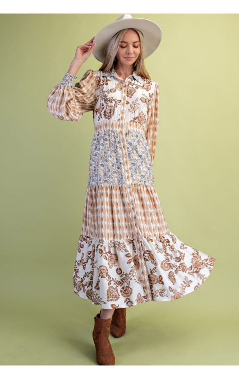 The Oaklee Dress(Mocha Mix)