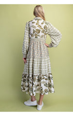 The Oaklee Dress(Olive Mix)