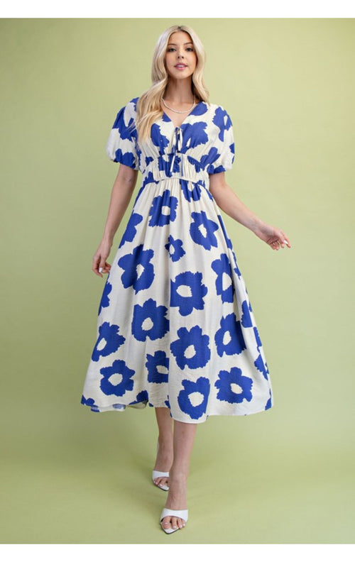 The Penelope Dress- Blue