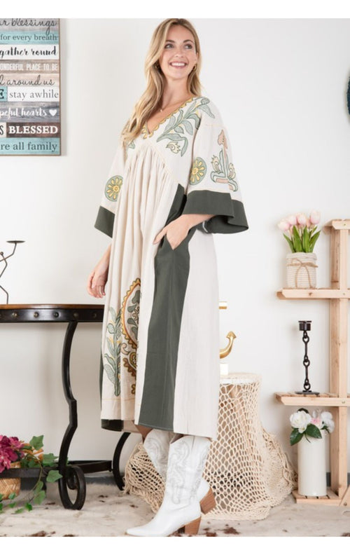 The Rilynn Dress(Olive)