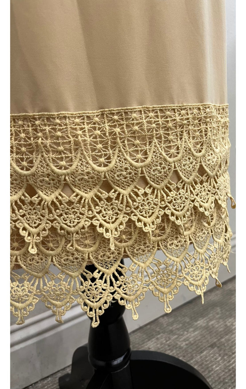 dress extender lace SO THIS IS LOVE LACE SLIP DRESS EXTENDER IN BEIGE