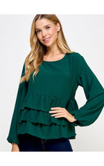 The Thea Tiered Top ~ 2 Colors