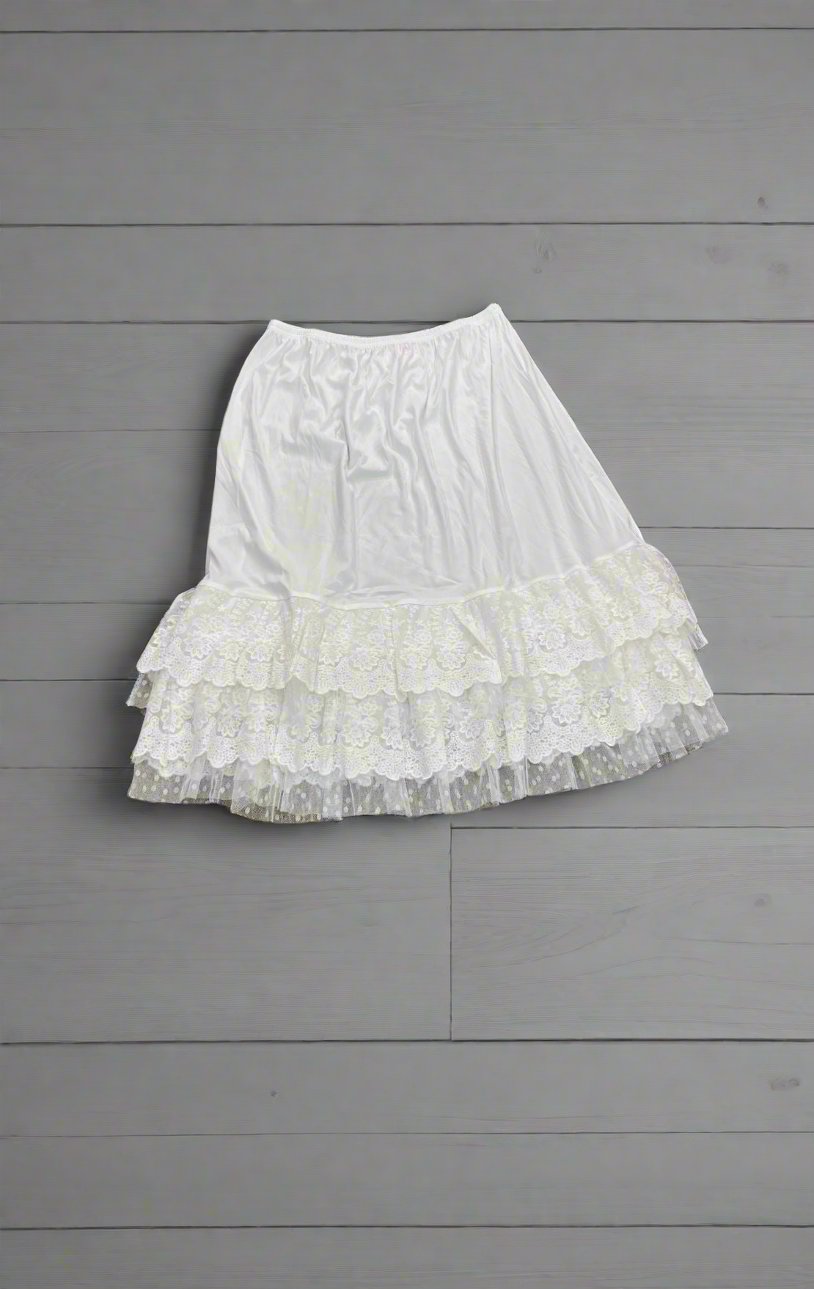 Tiered Lace Slip Extender- Tall Dress Like An Angel Tiered Lace Slip Extender- Tall Dress Like An Angel