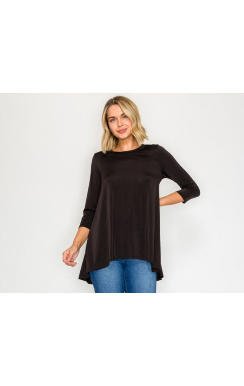 The Tina Top- Black