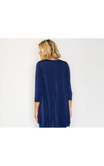 The Tina Top- Navy